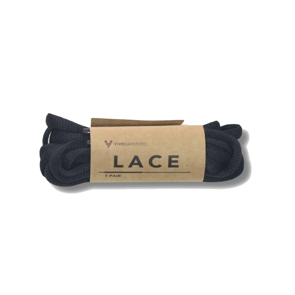 Black Oval Shoe Laces 6mm round