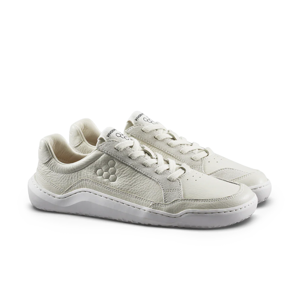 Vivobarefoot Gobi III Sneaker Leather Mens Limestone - Image 4